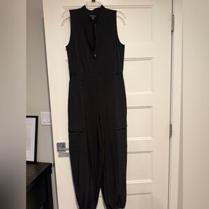 Athleta Black Sleeveless Jumpsuit